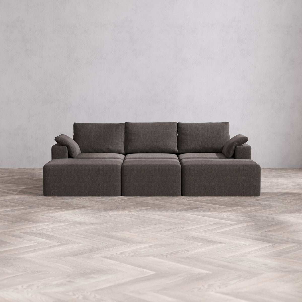 Photo inspiration: Fresh Look at Slipcover Only Modular Washable 3 Seater Daybed Cloud Bolster Sofa
