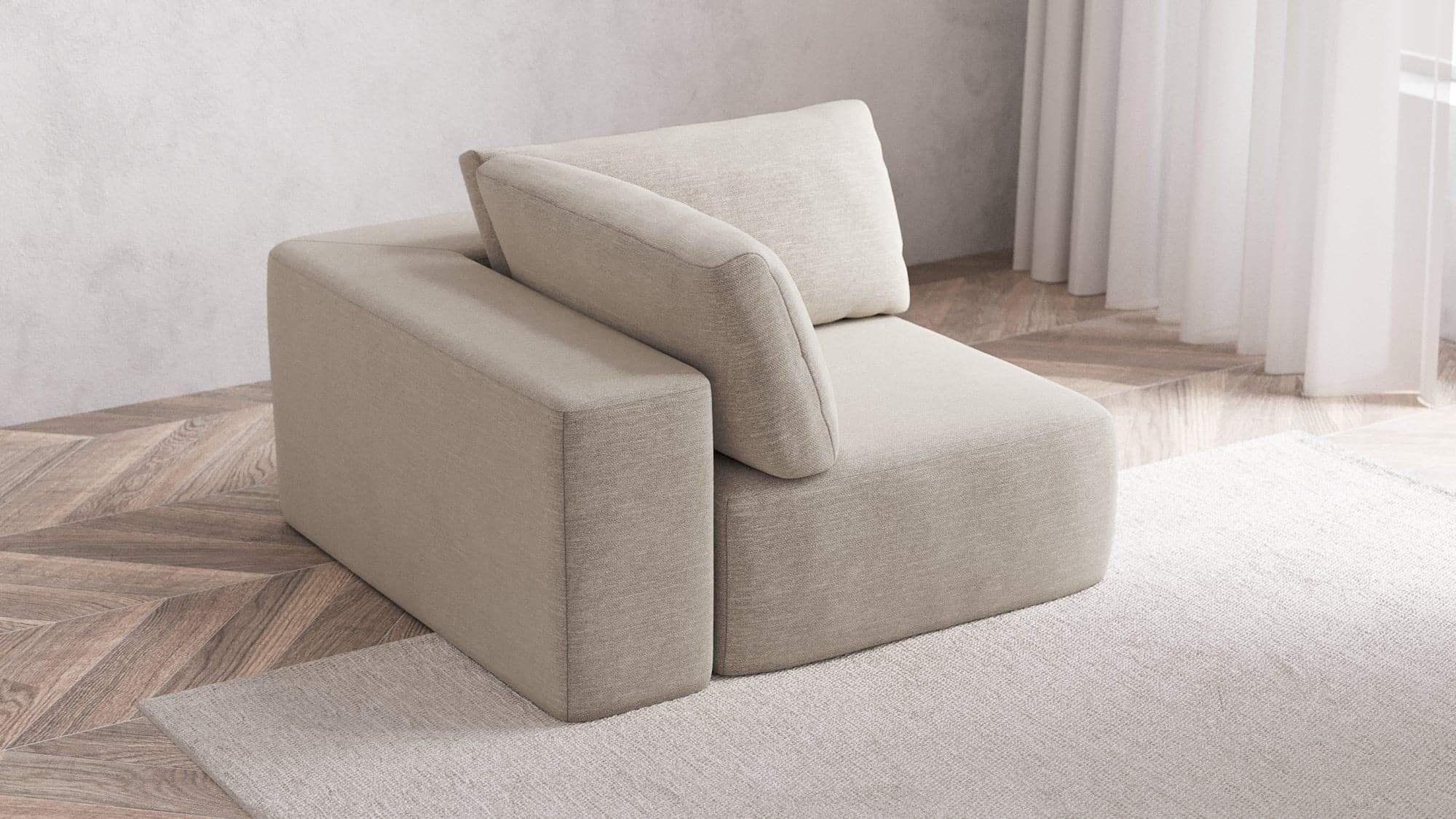 Corner chair and ottoman cheap
